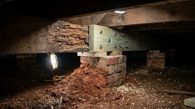 Floor Joist & Subfloor Repair Raleigh